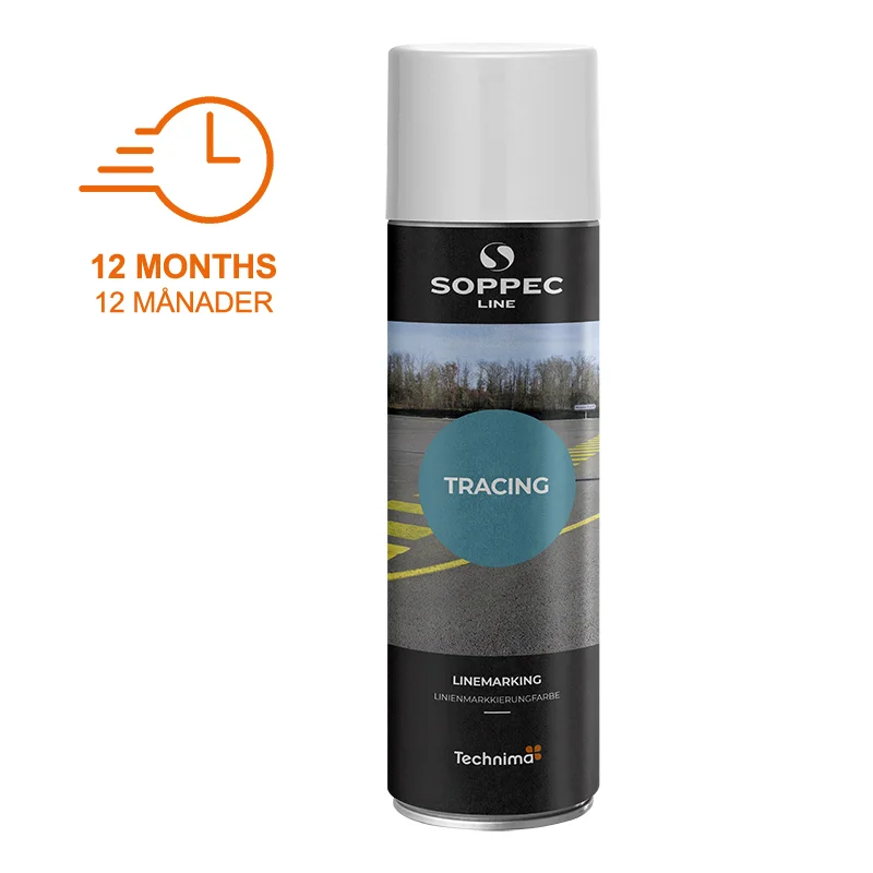 Linjemaling tracing hvit 500 ml soppec v:2617616