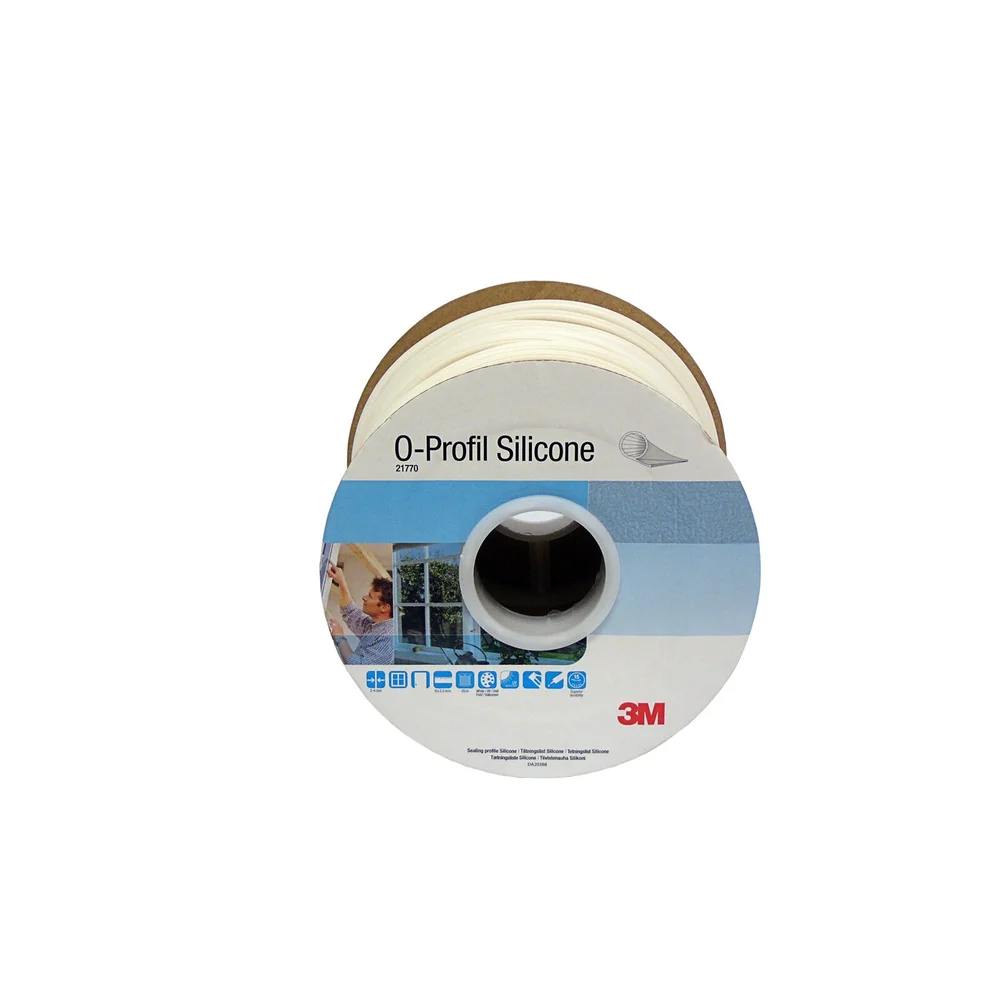 3M Tätningslist SIO-List Silicon med fästflik, vit, 9,5×5,5 mm, 25 m v:3228034 3M Tätningslist SIO-List Silicon med fästflik, vit, 9,5×5,5 mm, 25 m v:3228034