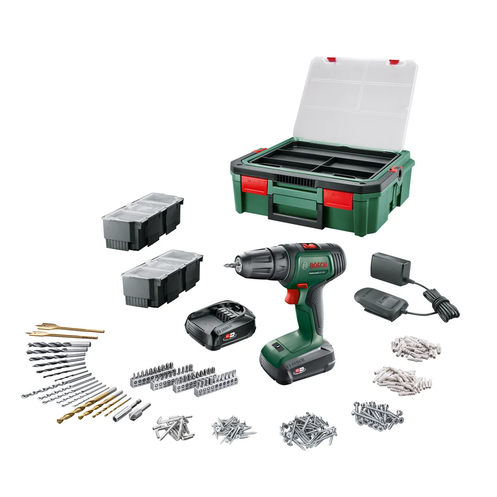 BOSCH BORSKRUTREKKER UNIDRILL 18 2X1,5AH S-BOX v:5681077 BOSCH BORSKRUTREKKER UNIDRILL 18 2X1,5AH S-BOX v:5681077