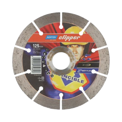 Norton Clipper Invincible diamantblad 125×22,23 mm v:4037905 Norton Clipper Invincible diamantblad 125×22,23 mm v:4037905