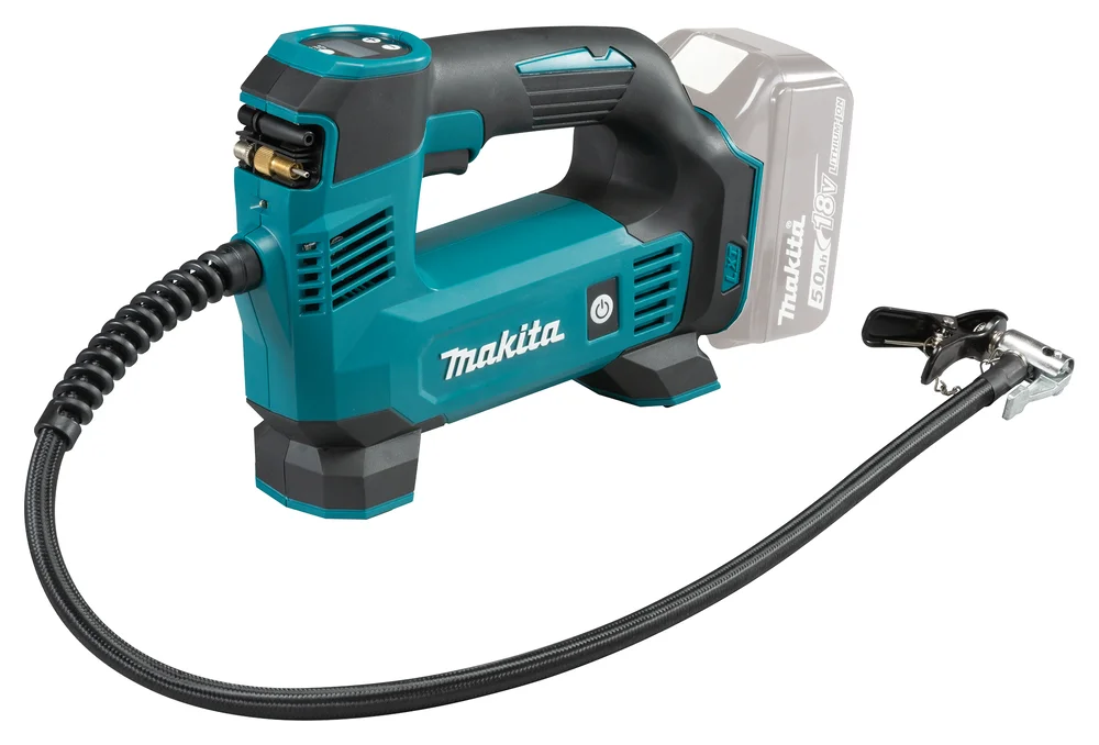 Makita kompressor 18V DMP180Z 8,3 bar med autostopp, digitalt display og LED-lys v:3906467