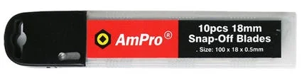 AMPRO EXTRABLAD BRYTBLADSKNIV 18MM 1 v:6578908