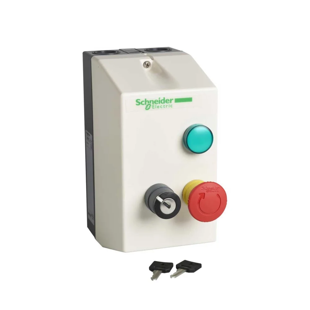 Schneider Electric Skolekontaktor, LE1-D, låsbart vridd. v:7584440
