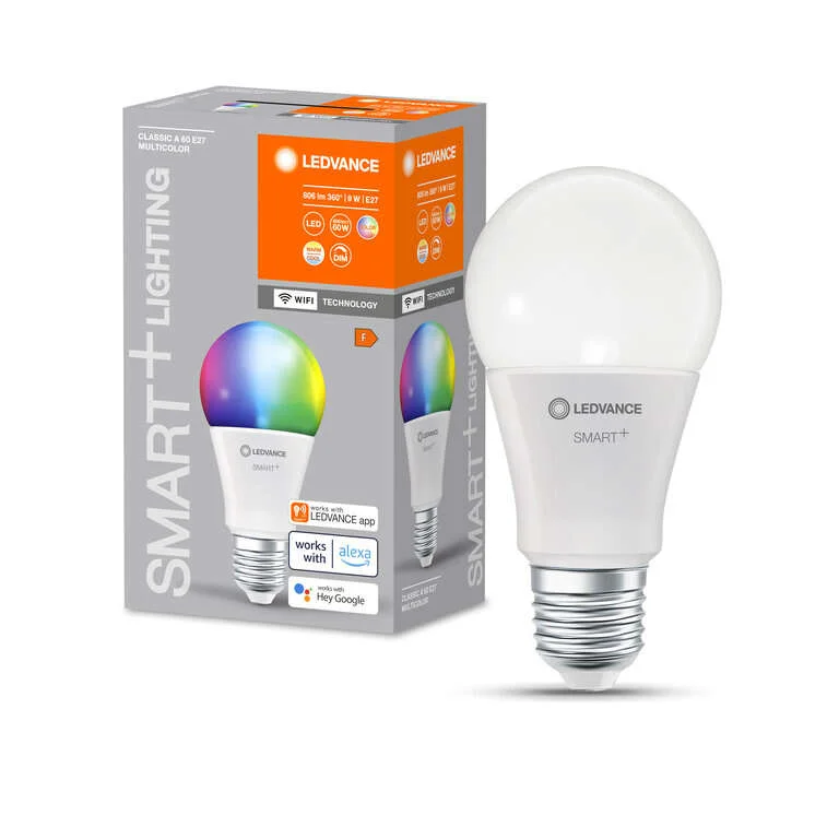 Ledvance Smart+ WiFi RGB classic pære v:2594353 Ledvance Smart+ WiFi RGB classic pære v:2594353