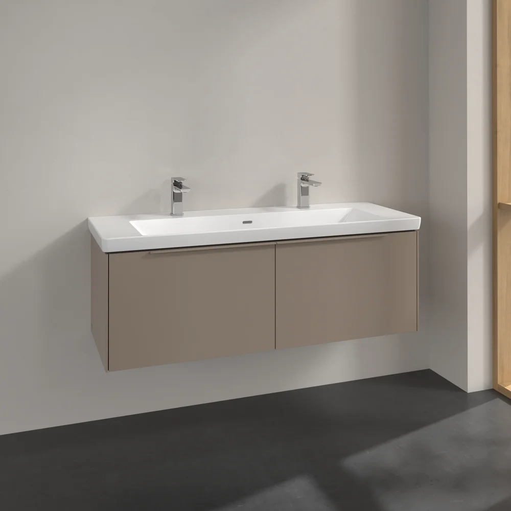 V&B SUBWAY 3.0 SERVANTSKAP 127X42 TAUPE HÅNDTAK I MØBELETS FARGE v:9629625