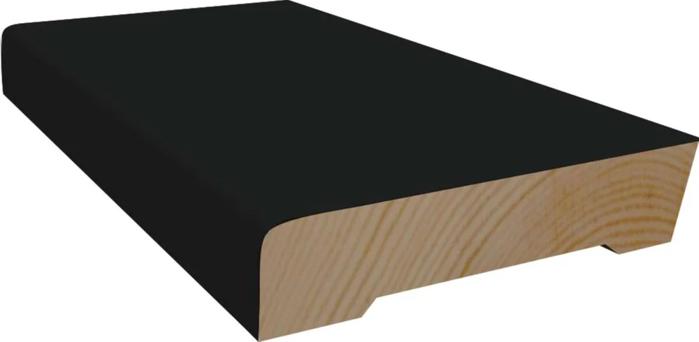 12x58x4400 Gulvlist Standard Dempet Sort v:2152299