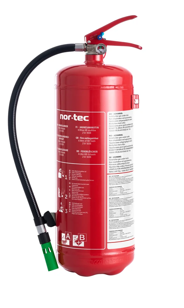BRANNSLUKKER SKUM 6L 21A NOR-TEC v:2001023