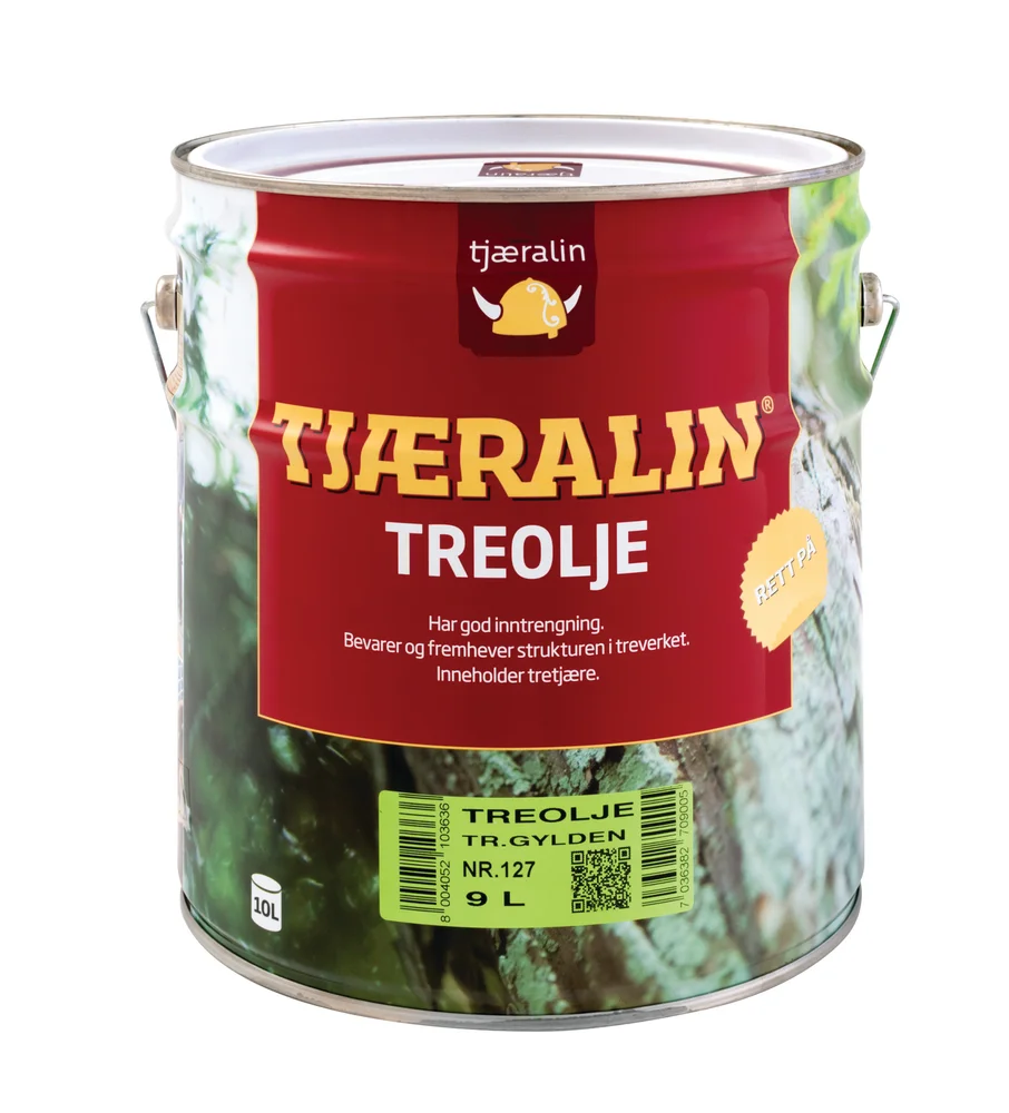 TJÆRALIN TREOLJE TR KLAR 9L v:3757133