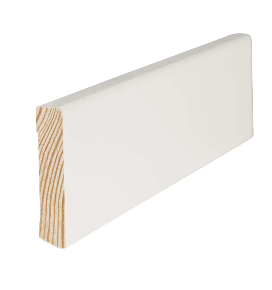 Combiwood 12x45x4400 gulvlist rund malt v:3460353 Combiwood 12x45x4400 gulvlist rund malt v:3460353
