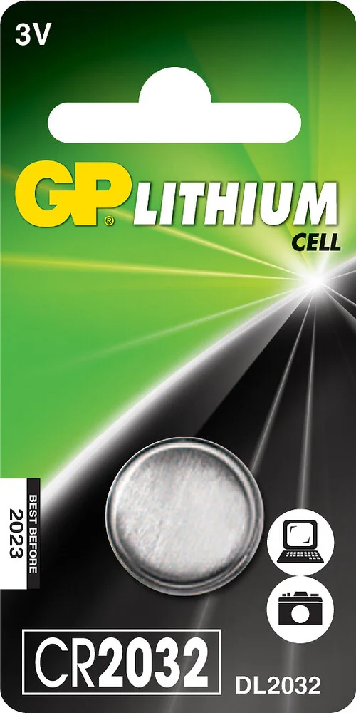 GP Batterier Knappecelle CR2032 v:2042534