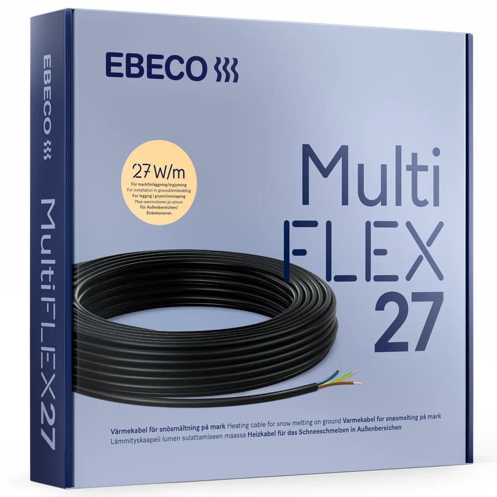 EBECO MULTIFLEX 27 VARMEKABEL 37 M 1000 W v:2927609 EBECO MULTIFLEX 27 VARMEKABEL 37 M 1000 W v:2927609