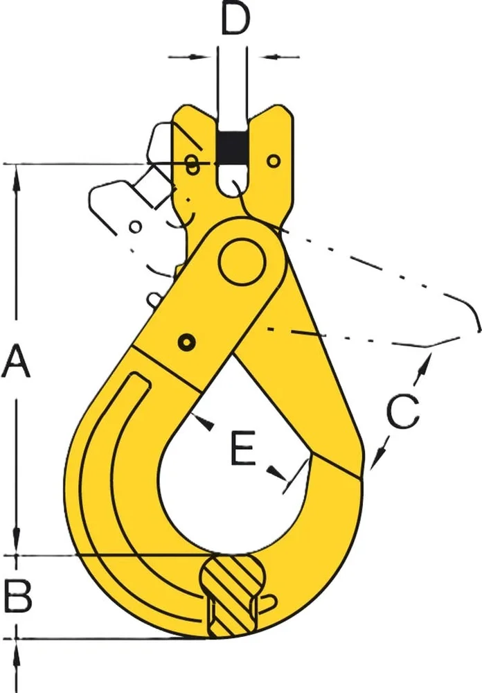 GIGANT SIKKERHETSKROK GFL. KL.8 13MM v:9447809 GIGANT SIKKERHETSKROK GFL. KL.8 13MM v:9447809