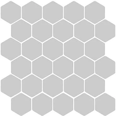 Selvklebende flis, grå Hexagon 10 pk. v:2070044 Selvklebende flis, grå Hexagon 10 pk. v:2070044