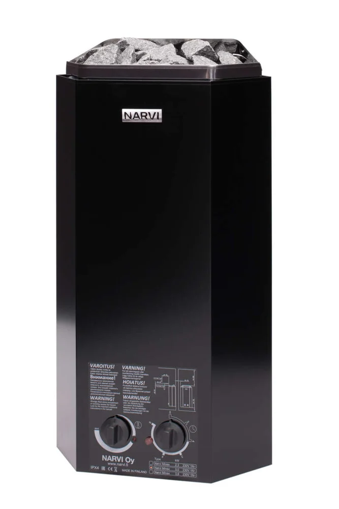 Palmako Narvi badstovn 3.6kW m/steiner v:4556859