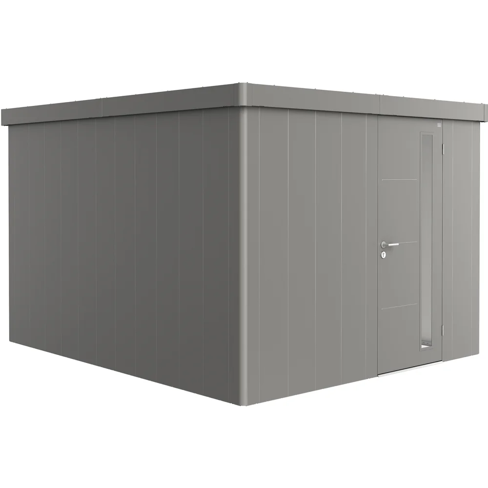 BIOHORT REDSKAPSBOD NEO 4C STD. DØR KVARTSGRÅ METALLIC v:6271580