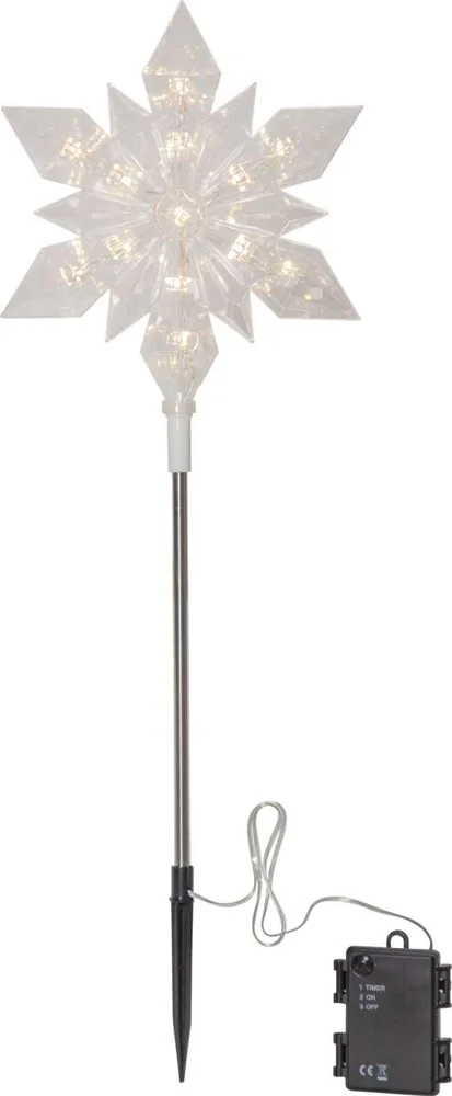 Flocke snø LED-lys jordspyd v:2644447