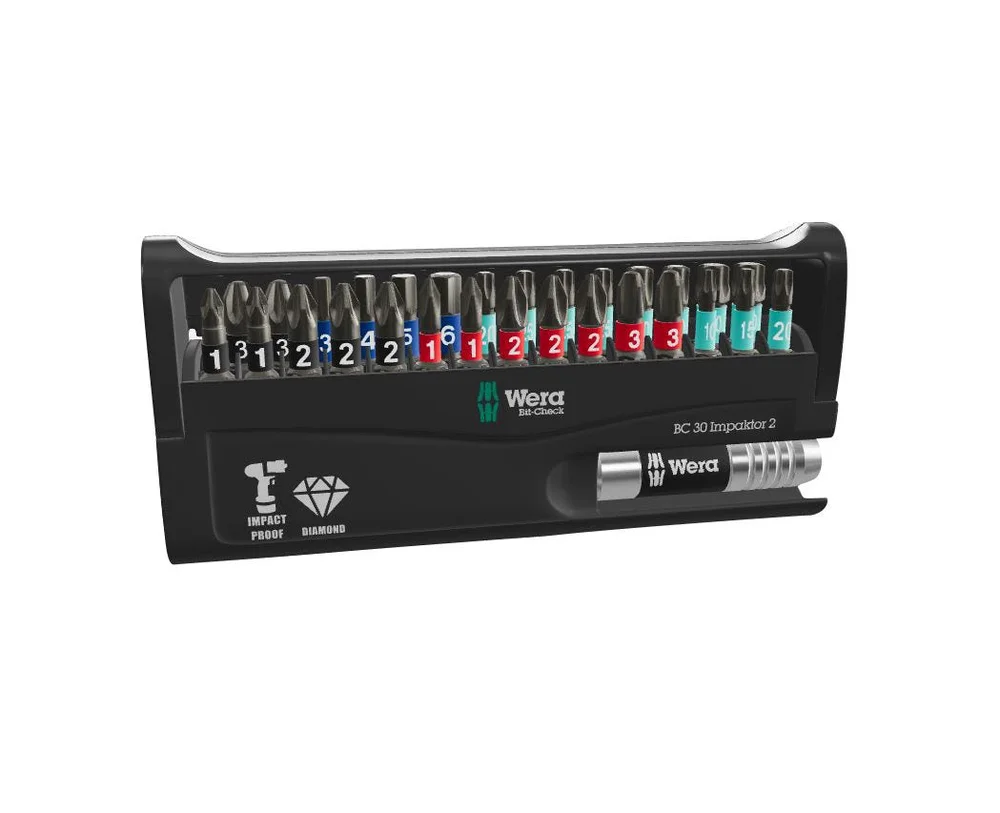 WERA BITSETT 30 IMPAKTOR 2 30 DELER v:3817488