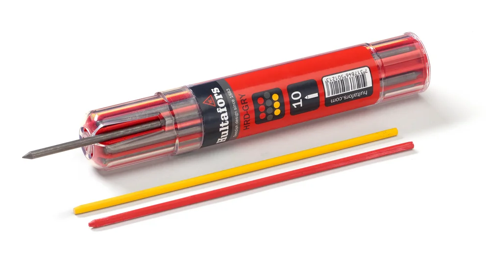 Merkeblyant Refill grafitt, rød, gul – Hultafors v:6736352