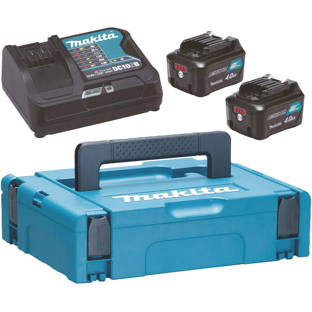 MAKITA BATTERISETT 12V 2X4,0AH v:2703192 MAKITA BATTERISETT 12V 2X4,0AH v:2703192