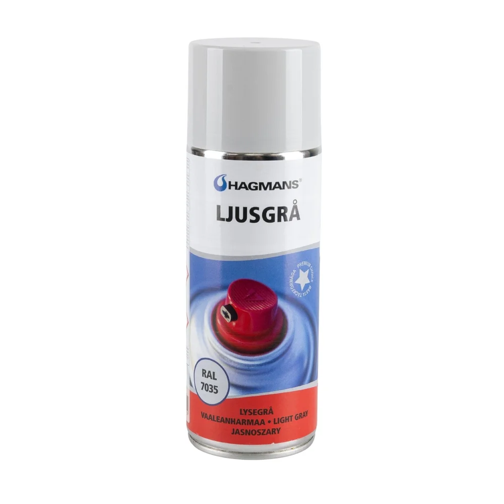 Hagmans Dekkmaling lysgrå RAL 7035, 400 ml v:4474748