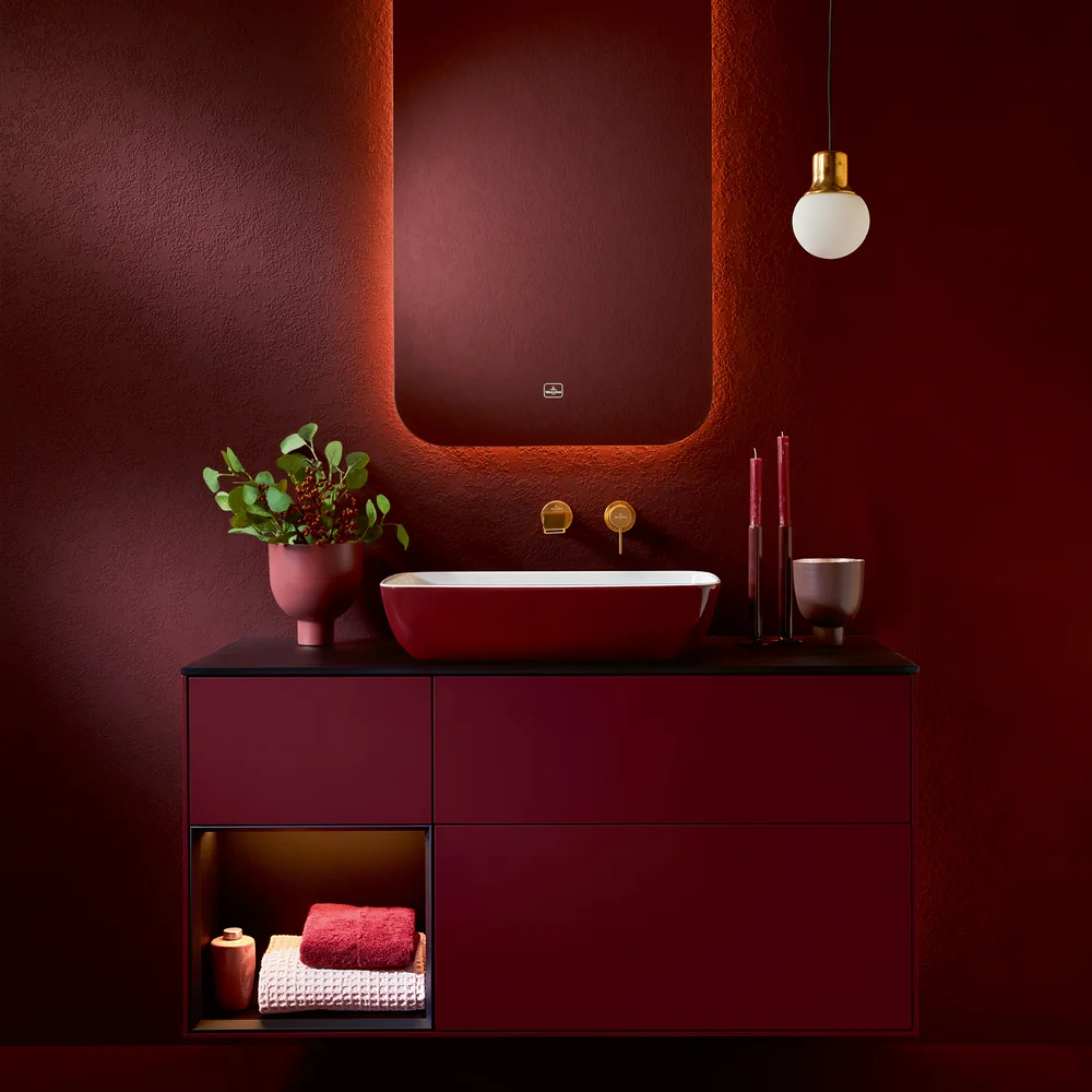 V&B ARTIS SERVANT 58X38 BORDEAUX v:7847004