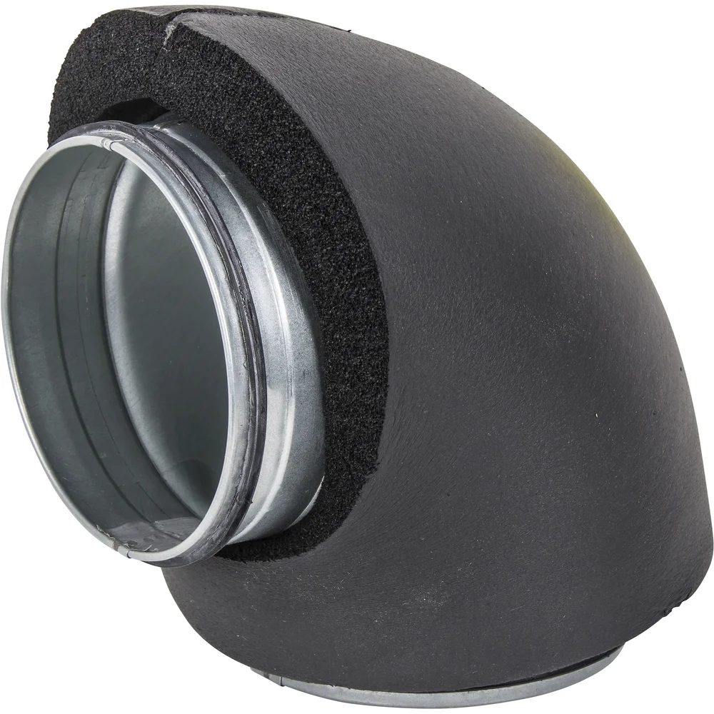 FLEXIT ISOLERT KORTBEND 90° NIPPEL/NIPPEL T19 Ø125 v:3962992