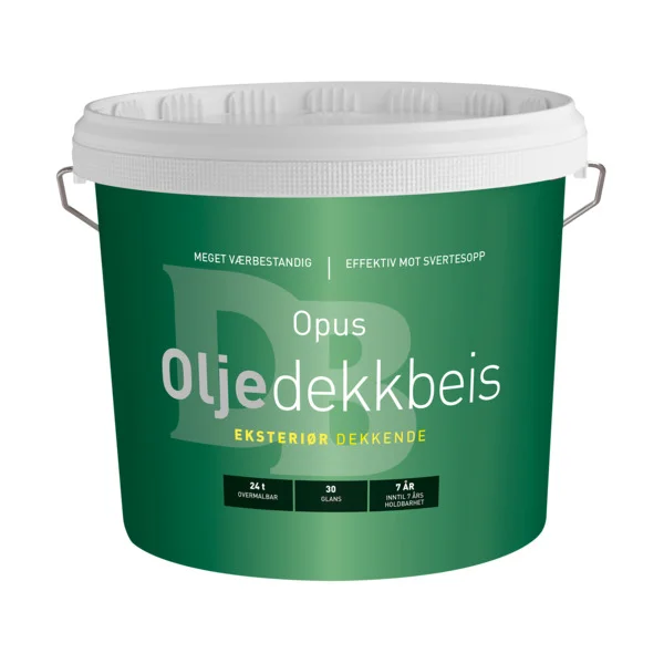 Oljedekkbeis base hvit 4,5 liter v:3640507