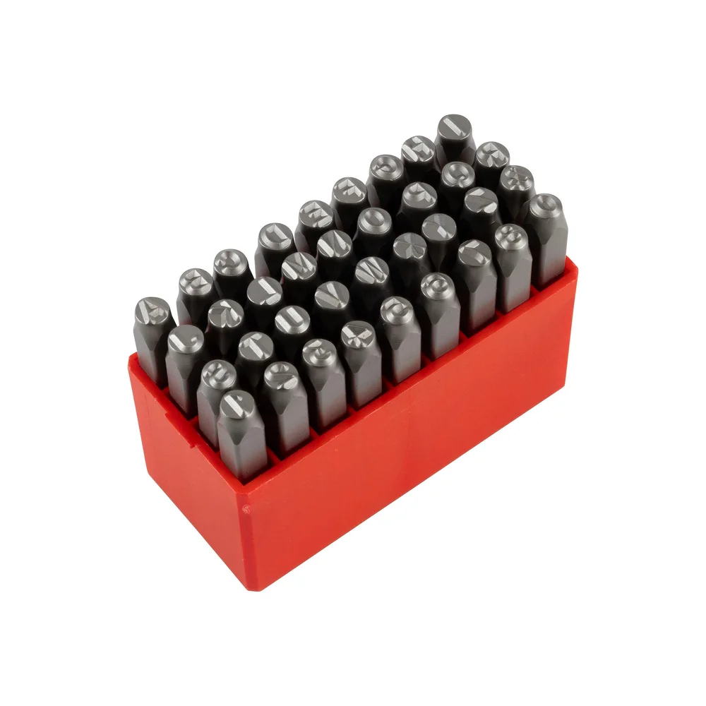 PELA Bokstav- & tallstempler 5 mm, 36 deler v:5048537