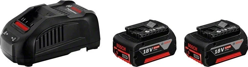 BOSCH BATTERISETT 18V-LI 2X6AH M/LAD v:1342491 BOSCH BATTERISETT 18V-LI 2X6AH M/LAD v:1342491