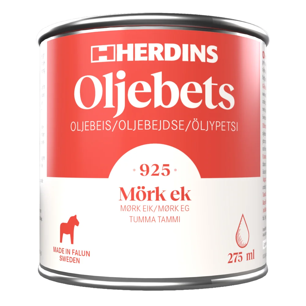 Herdins Oljebeis 925 Mørk Eik, 275 ml v:2723506