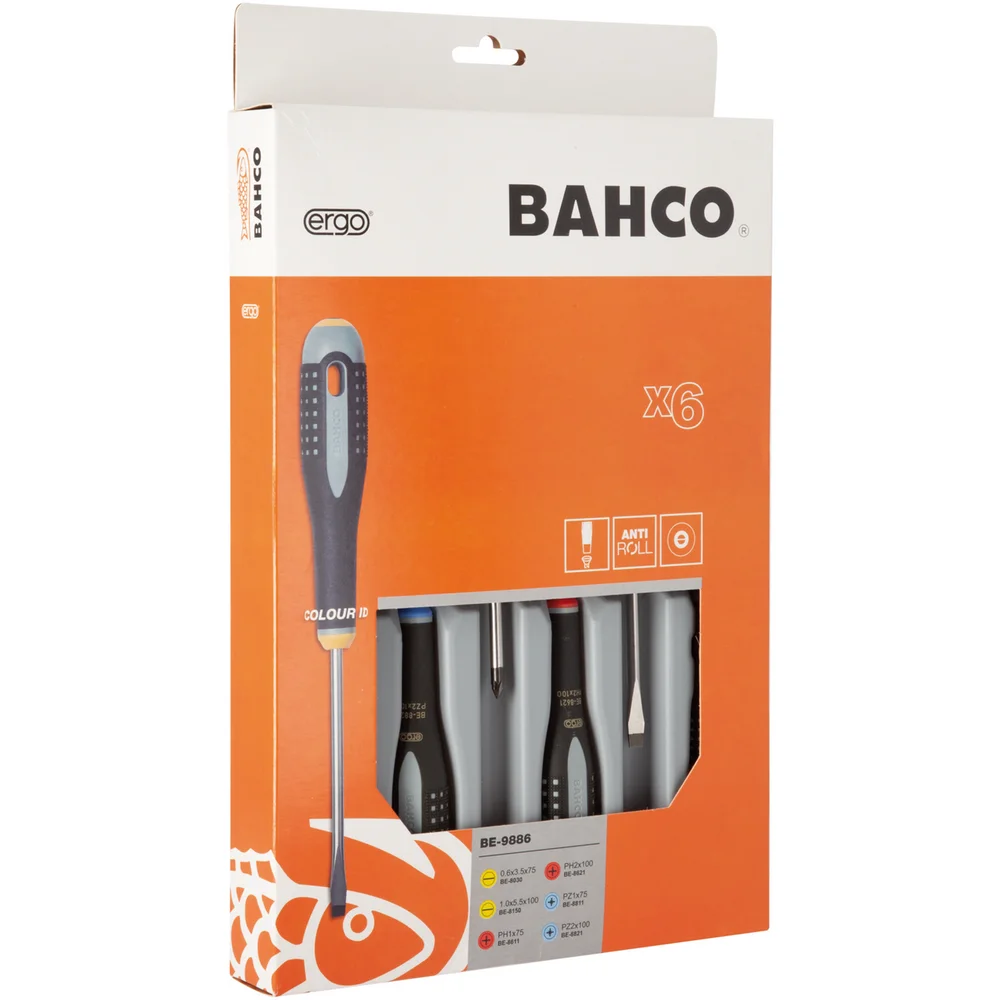BAHCO SKRUTREKKERSETT 6DELER v:2645059