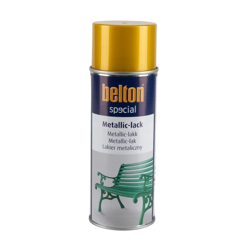 Belton Spraymaling, Metallisk Gull, 400 ml v:3746288 Belton Spraymaling, Metallisk Gull, 400 ml v:3746288