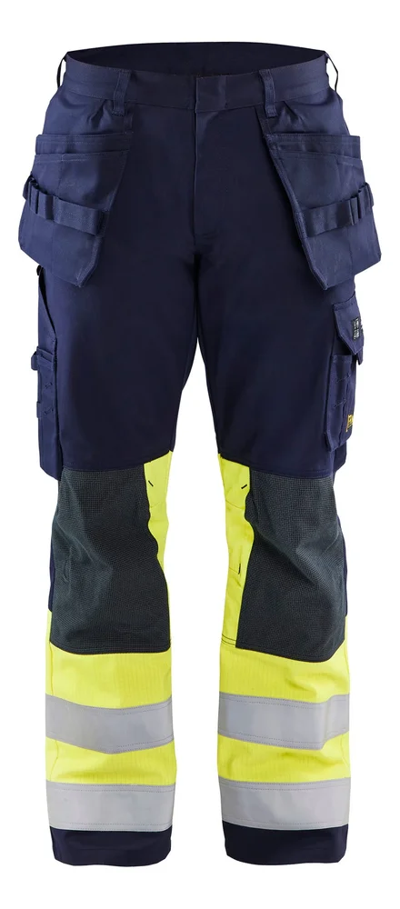 BLÅKLÄDER BUKSE 1479 1514 MARINE/GUL v:8531482