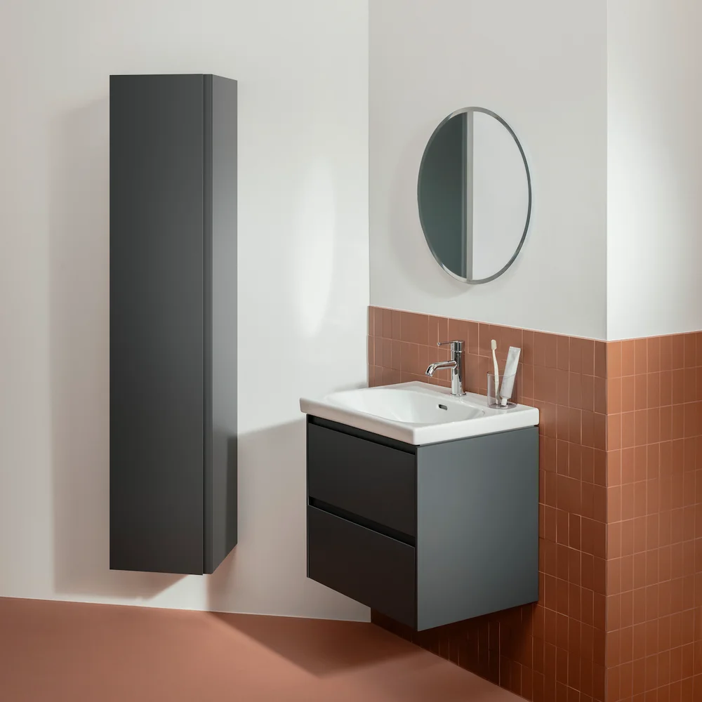 LAUFEN LUA MØBELSETT 60 CM 2 SKUFFER TRAFIKKGRÅ v:3076422