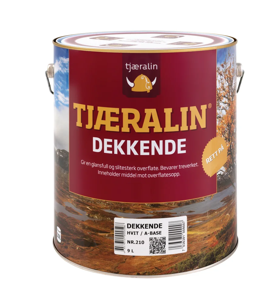 TJÆRALIN DEKKENDE HVIT/A-BASE 9L v:3794428 TJÆRALIN DEKKENDE HVIT/A-BASE 9L v:3794428
