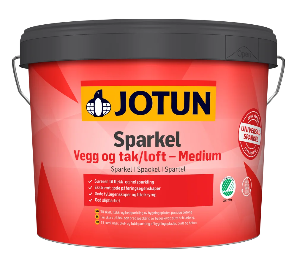 Sparkel vegg/tak medium 10 liter v:9685103