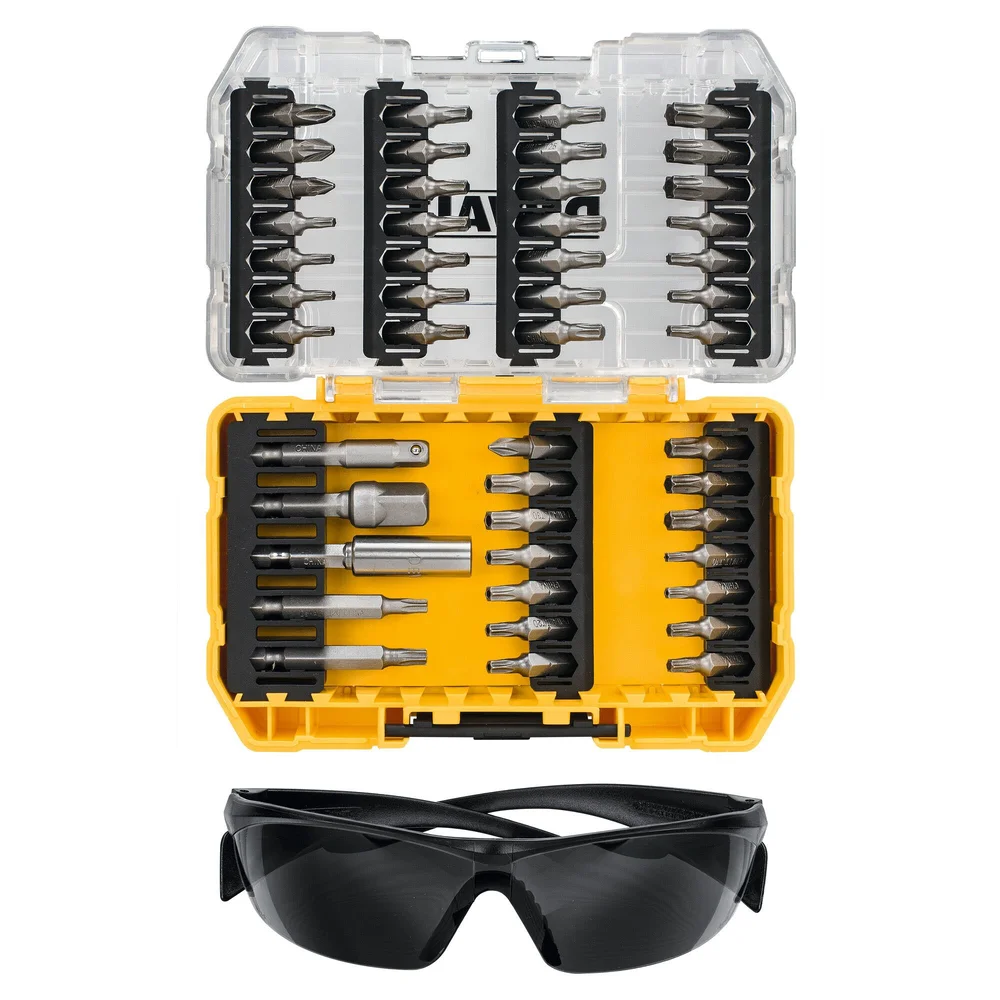 Dewalt Bitsett inkl. vernebriller, DT70704-QZ, 47 deler. v:6853147 Dewalt Bitsett inkl. vernebriller, DT70704-QZ, 47 deler. v:6853147