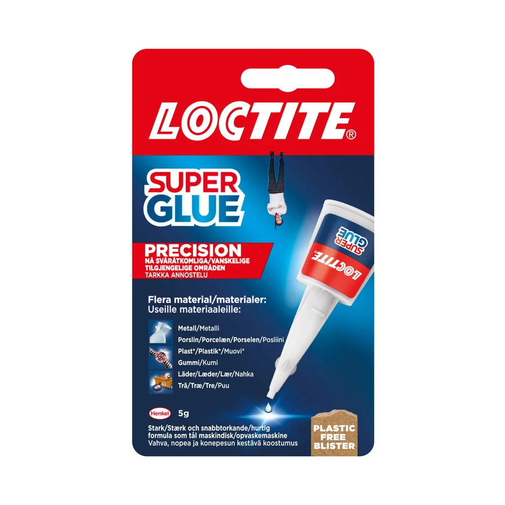 Hurtiglim precision 5 g super glue loctite v:3411779