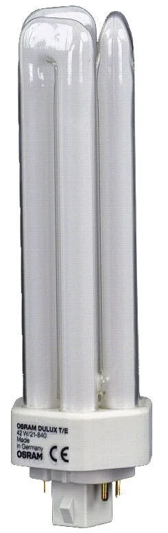 Kompaktlysrør 42W, 4-pin, for HF-verktøy, Dulux T/E Plus v:1800186