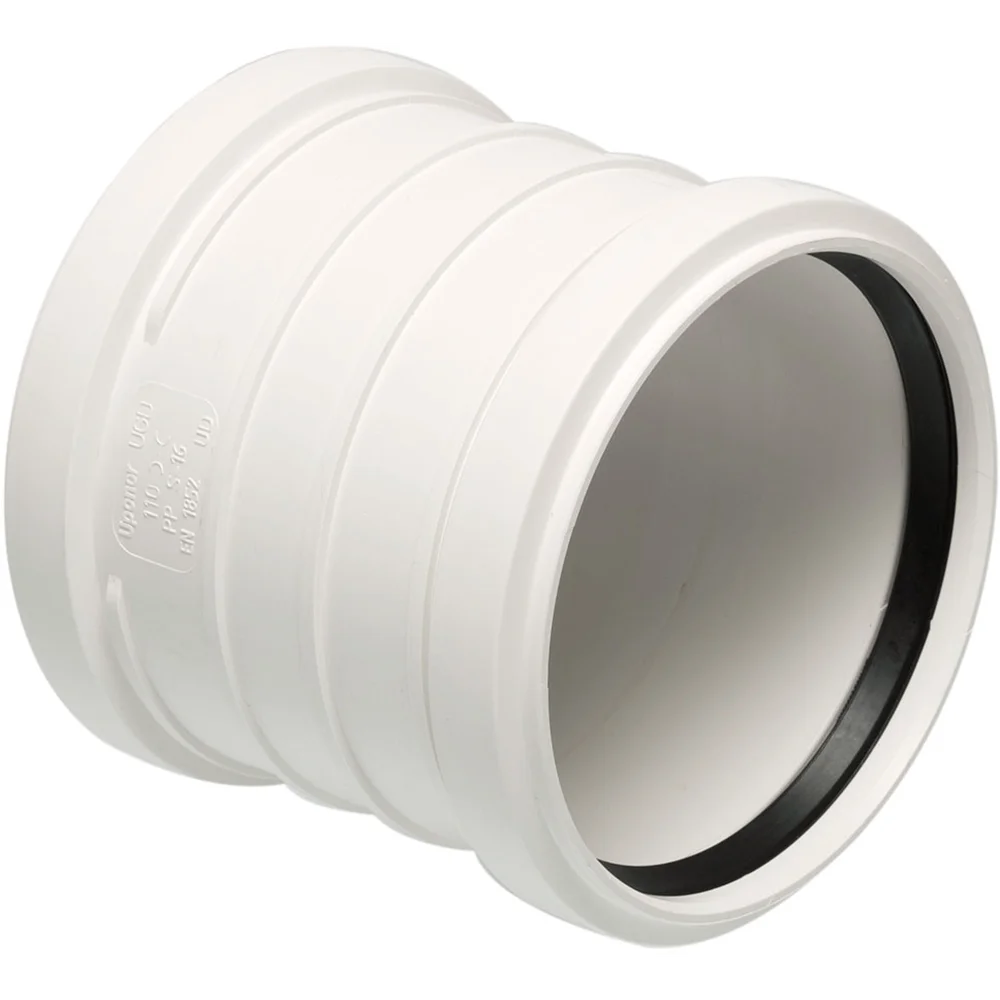 UPONOR DECIBEL SKJØTEMUFFE 110MM HVIT, 1 STK v:2029816