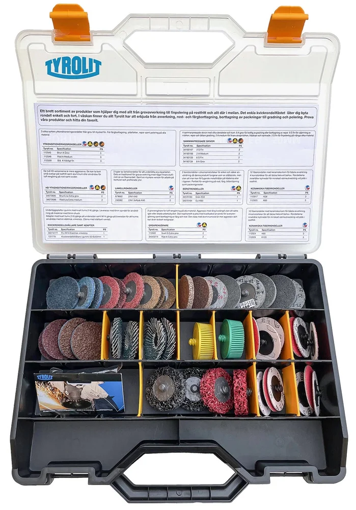 TYROLIT SORTIMENTSBOKS KVIKKROND 50MM v:2574697