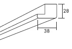 AVSLUTNINGSLIST 2561 L=2500 ECOPHON v:9726519 AVSLUTNINGSLIST 2561 L=2500 ECOPHON v:9726519