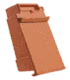 TOPPGAVL DOMINO HØYRE MATT SORT v:1576583