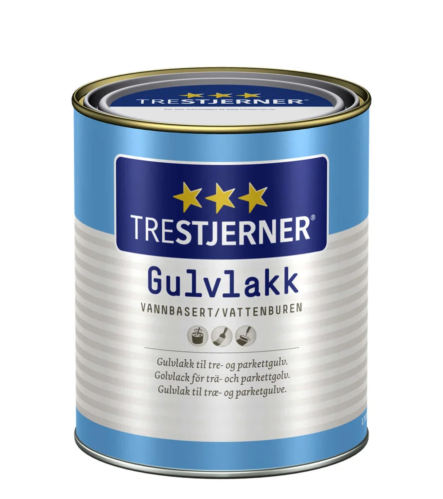 Trestjerner 15/silkematt gulvlakk v:6697283