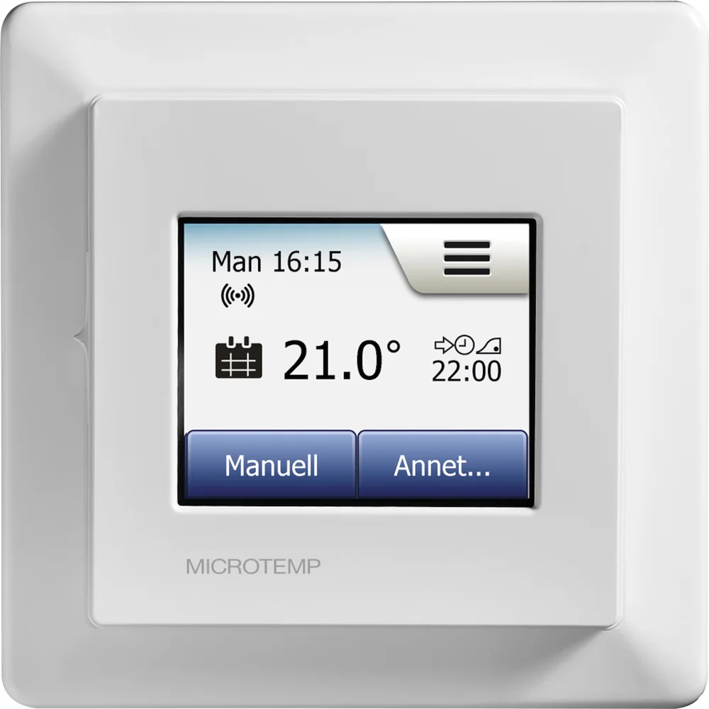 MICROMATIC TERMOSTAT WIFI MWD5-1999 HVIT v:8250321 MICROMATIC TERMOSTAT WIFI MWD5-1999 HVIT v:8250321