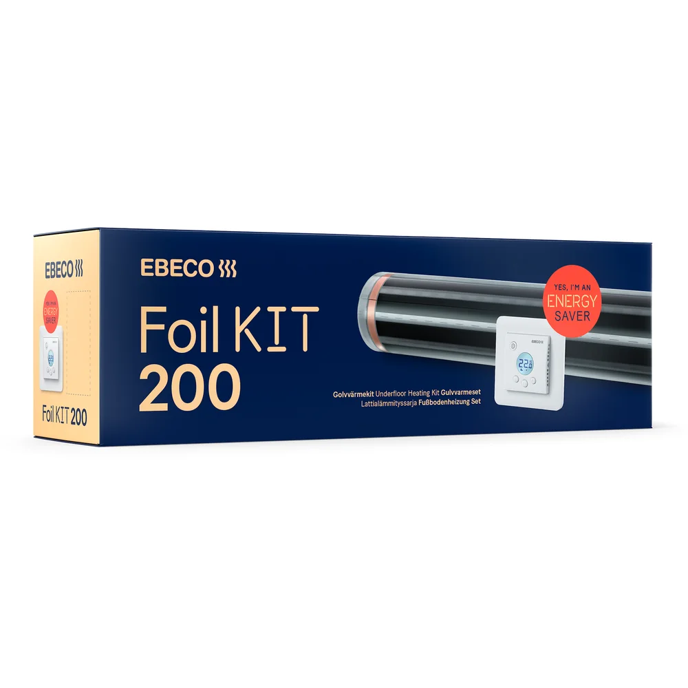 EBECO FOIL KIT 200 12-14 M² 65W/M² v:2966488