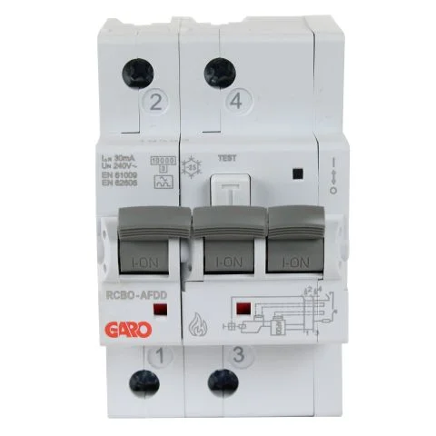 RCBO-AFDD 2P C10A Garo Personvernbryter 4000175