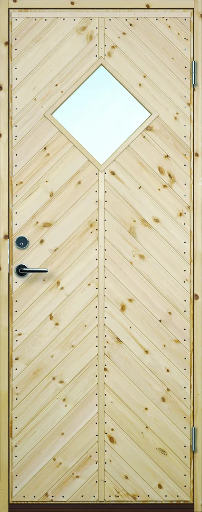 Ytterdør 90x200 Dovre natur høyre v:6531400