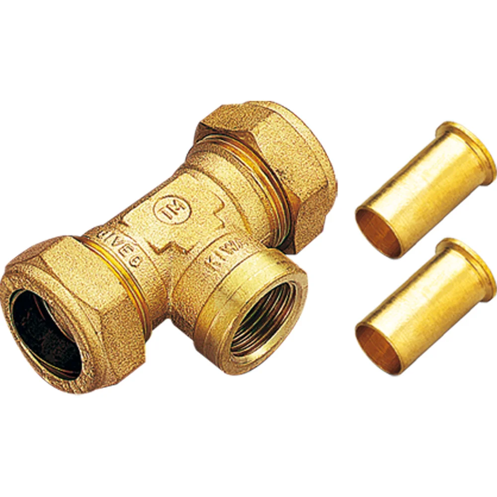 FONTA T-RØR M/MUFFE 15MM X 1/2" X 15MM CU v:7665042 FONTA T-RØR M/MUFFE 15MM X 1/2" X 15MM CU v:7665042