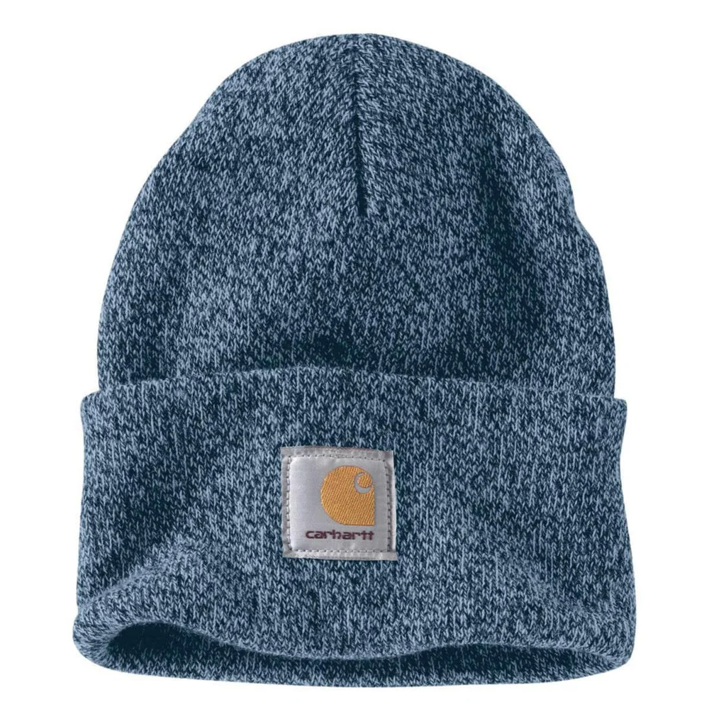 Carhartt Ribbestrikket lue, marinmelert v:8875077